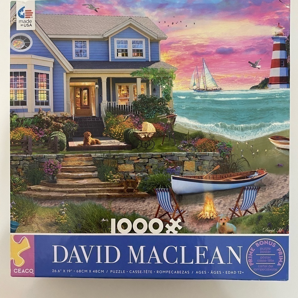 NEW David MacLean - HEART BEACH‎ - 1000 PIECE PUZZLE